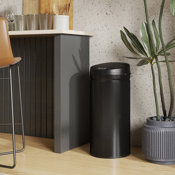 Sensor Mülleimer berührungslos für Küche 42L Edelstahl