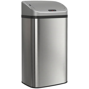 Sensor-Mülleimer automatisch für Küche Büro 48L Edelstahl
