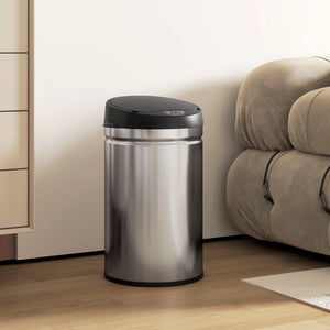 Sensor Mülleimer berührungslos Küche 30L Edelstahl