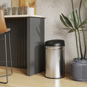 Sensor Mülleimer berührungslos Küche 30L Edelstahl