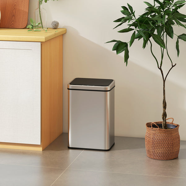 Sensor Mülleimer automatisch mit Soft-Close 40L Edelstahl