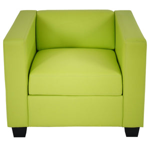Sessel Loungesessel Kunstleder hellgrün