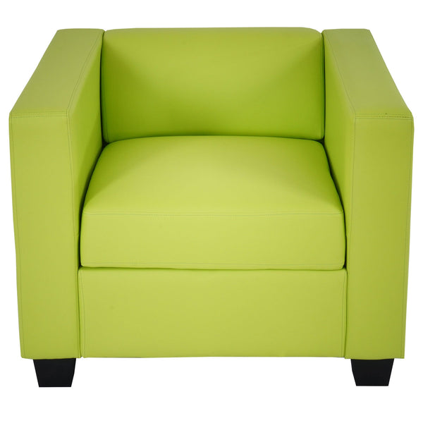 Sessel Loungesessel Kunstleder hellgrün