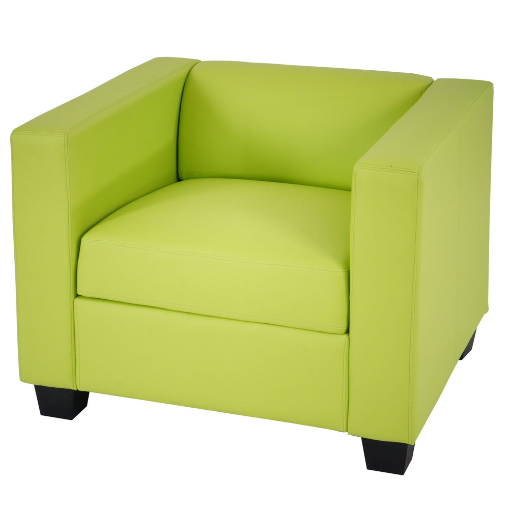 Sessel Loungesessel Kunstleder hellgrün