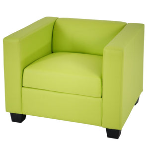 Sessel Loungesessel Kunstleder hellgrün