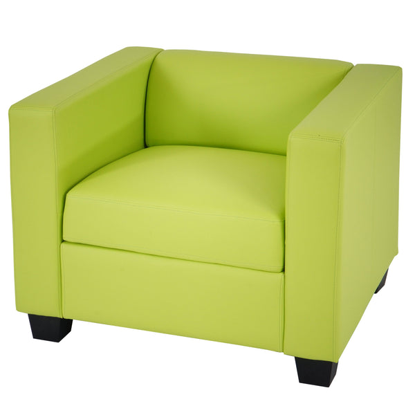 Sessel Loungesessel Kunstleder hellgrün