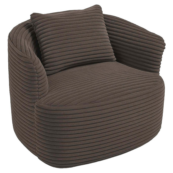 Sessel Loungesessel Relaxsessel Cocktailsessel Cord braun
