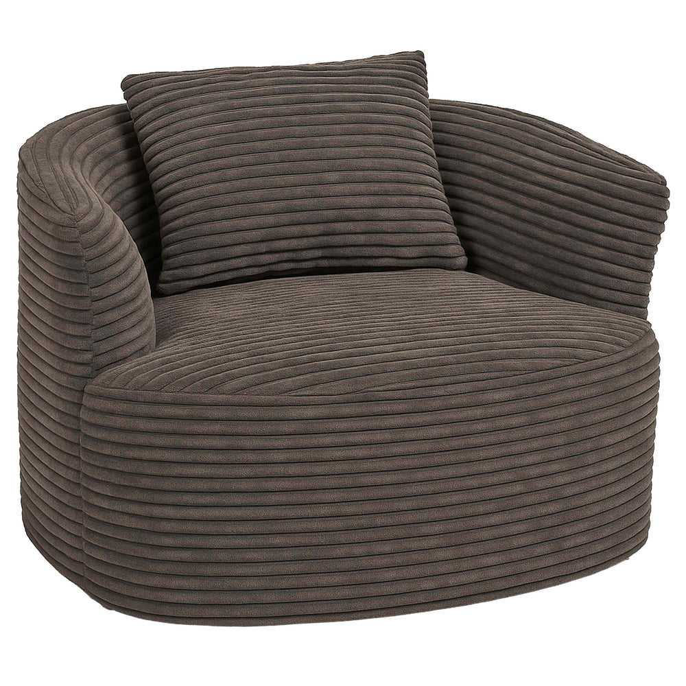 Sessel Loungesessel Relaxsessel Cocktailsessel Cord braun