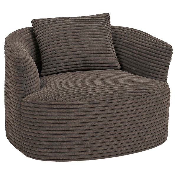 Sessel Loungesessel Relaxsessel Cocktailsessel Cord braun