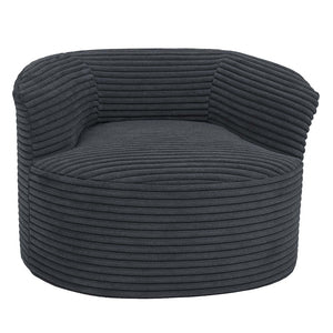 Sessel Loungesessel Relaxsessel Cocktailsessel Cord dunkelgrau