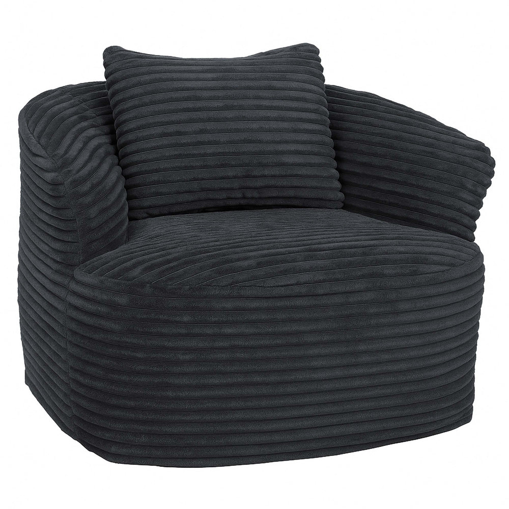 Sessel Loungesessel Relaxsessel Cocktailsessel Cord dunkelgrau