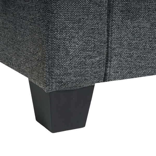 Sessel Loungesessel Stoff anthrazit-grau