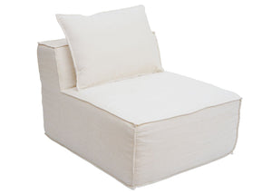 Sessel Sofa-Zubehör Loungesessel Mittelteil Stoff 63x75x97cm creme