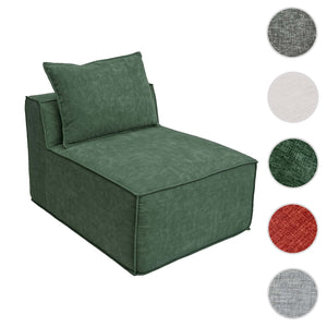 Sessel Sofa-Zubehör Loungesessel Mittelteil Stoff 63x75x97cm grün