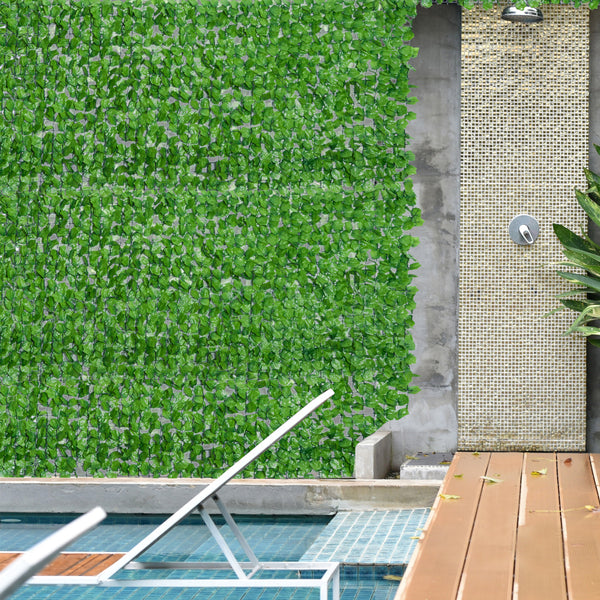 Sichtschutz Hecke künstlich UV-beständig 300x150cm grün