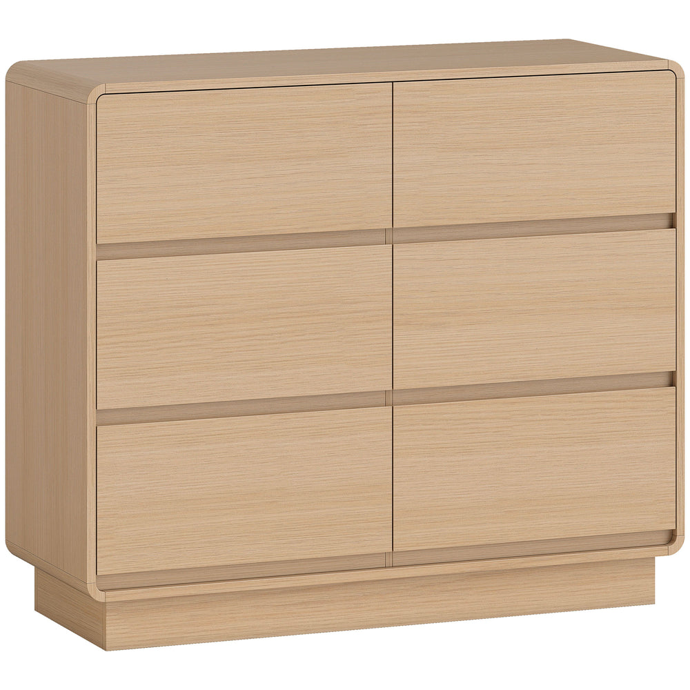 Sideboard mit 6 Schubladen für Wohnzimmer und Esszimmer aus Holz