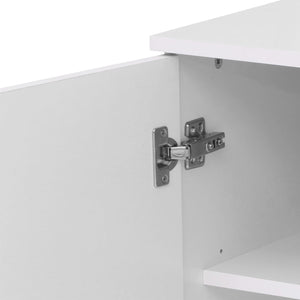 Sideboard Kommode Anrichte 4 Türen 9 Staufächer 83x159x37cm weiss