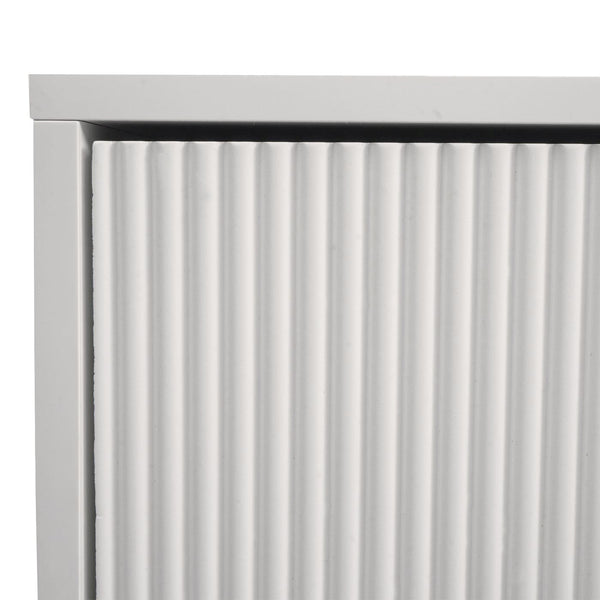 Sideboard Kommode Highboard 3D-Design 88x150x40cm weiss