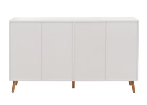 Sideboard Kommode Highboard 3D-Design 88x150x40cm weiss