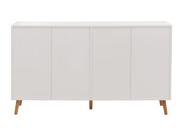 Sideboard Kommode Highboard 3D-Design 88x150x40cm weiss