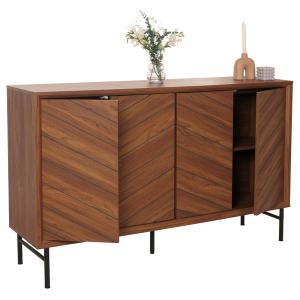 Sideboard Kommode Highboard Anrichte 94x151x40cm braun