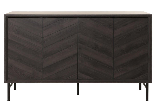 Sideboard Kommode Highboard Anrichte 94x151x40cm dunkelgrau