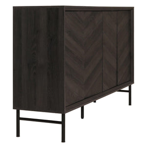 Sideboard Kommode Highboard Anrichte 94x151x40cm dunkelgrau