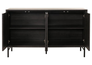Sideboard Kommode Highboard Anrichte 94x151x40cm dunkelgrau