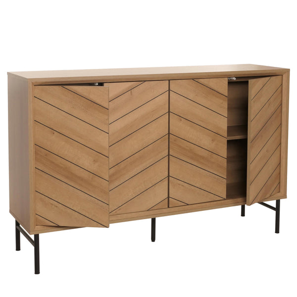 Sideboard Kommode Highboard Anrichte 94x151x40cm natur