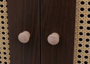 Sideboard Kommode Türen Anrichte Staufächer 80x160x40cm Walnuss-Optik