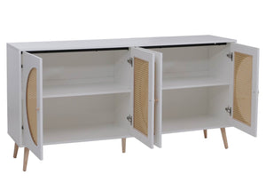 Sideboard Kommode Türen Anrichte Staufächer 80x160x40cm weiss