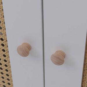 Sideboard Kommode Türen Anrichte Staufächer 80x160x40cm weiss