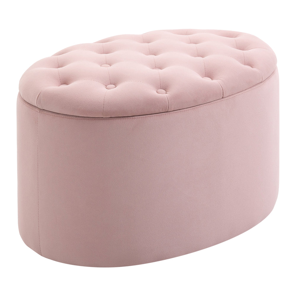 Panca contenitore 71x52x42cm Rosa