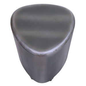 Sitzhocker Holzhocker Industrial Metall-Optik