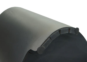 Sitzhocker Holzhocker Industrial Metall-Optik