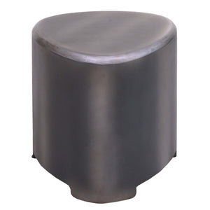 Sitzhocker Holzhocker Industrial Metall-Optik