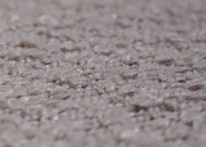 Sitzhocker Schminkhocker höhenverstellbar drehbar Ø37cm Bouclé taupe