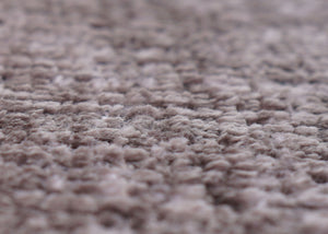 Sitzhocker Schminkhocker höhenverstellbar drehbar Ø37cm Chenille braun