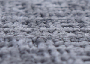 Sitzhocker Schminkhocker höhenverstellbar drehbar Ø37cm Chenille dunkelgrau