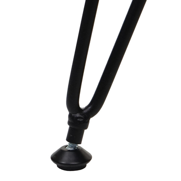 Sitzhocker mit Staufach Ø33cm Samt-Optik hellgrau Gestell schwarz