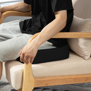 Sitzkissen orthopädisch Memory-Schaum ergonomisch Schwarz