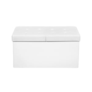 Sitztruhe Sitzbank 76cm Weiss