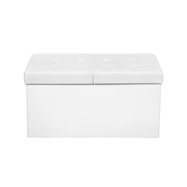 Sitztruhe Sitzbank 76cm Weiss
