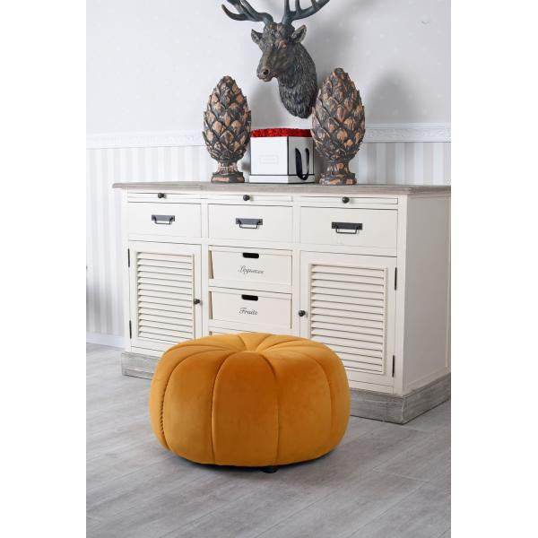 SITZHOCKER POUF SAM SITZKISSEN SITZBANK BOUDOIR