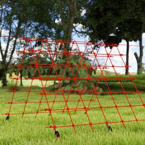 Slackline Kletterset für Kinder mit Schaukel Netz und Turnringen