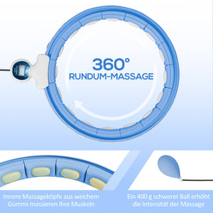 Smart Hula Hoop Reifen verstellbar mit Gewicht und Zähler für Erwachsene
