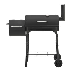Smoker BBQ cart Fort Worth 115x110x64cm Black