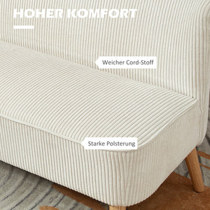 Sofa 2-Sitzer mit weicher Polsterung und pflegeleichtem Bezug