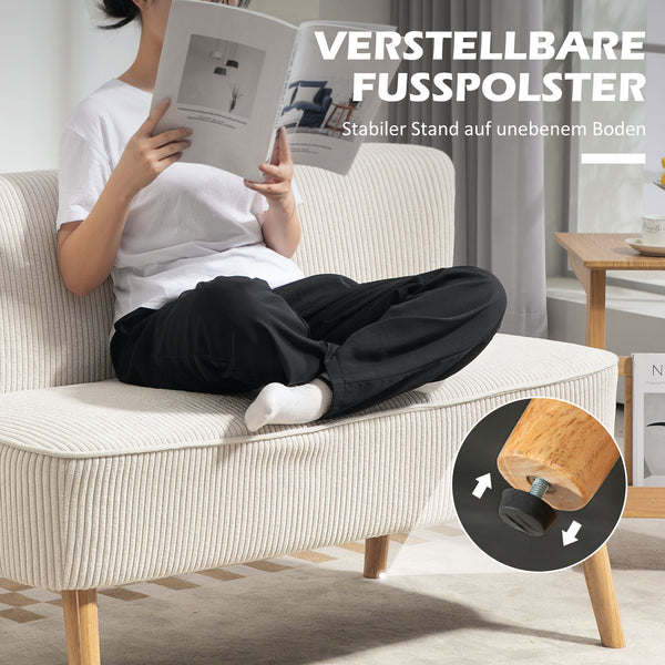 Sofa 2-Sitzer mit weicher Polsterung und pflegeleichtem Bezug