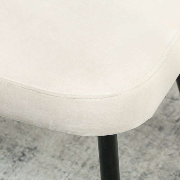 Sofa Couch 2-Sitzer modern für Wohnzimmer Samt beige